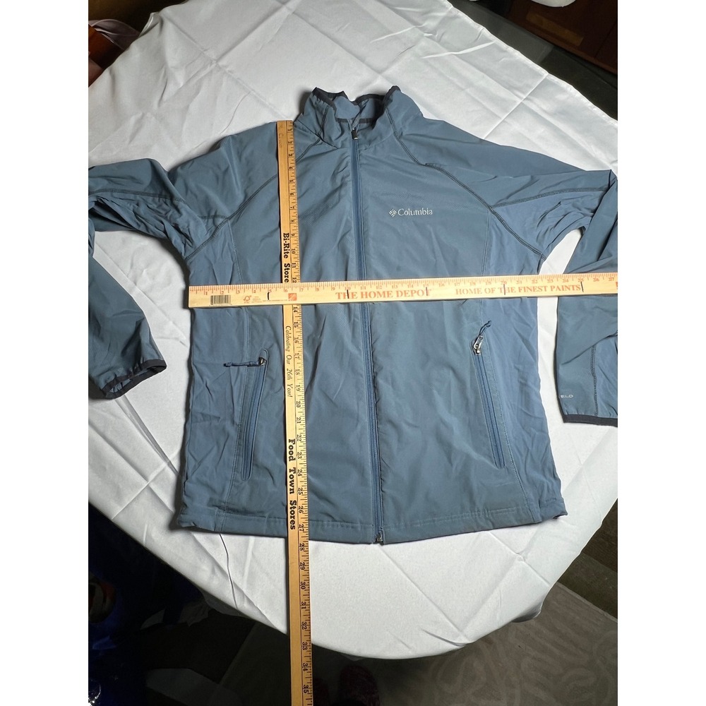 Columbia‎ Women's Blue Omni-Shield Lightweight Zip Up Jacket Size L - Picture 2 of 8